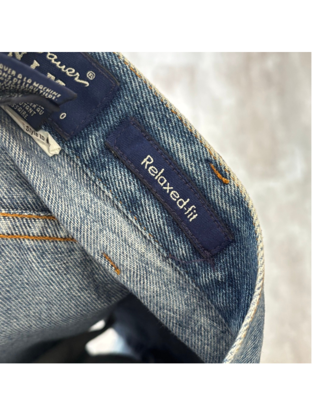 Vintage Eddie Bauer Relaxed Fit Jean Shorts Men’s 36 Blue - Picture 4 of 5